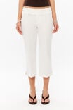 Bianca Tailored Capri, CREAMY WHITE - example image 2