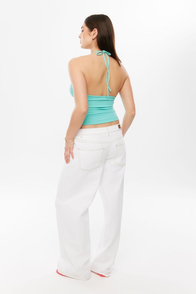 Sleek Brooke Halter Top, JELLY MINT