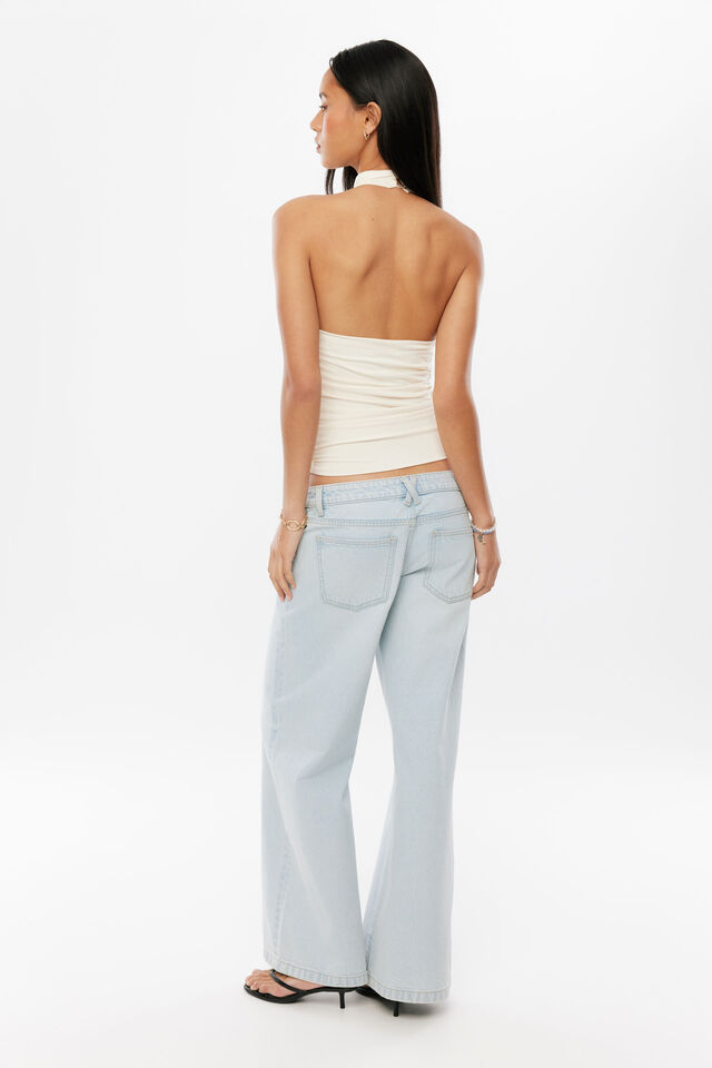 Emelia Cowl Halter, SOFT ECRU