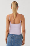 Luxe Strappy Cami, LIGHT LILAC - alternate image 2