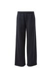Sasha Wide Leg Track Pant, BLACK - example image 6