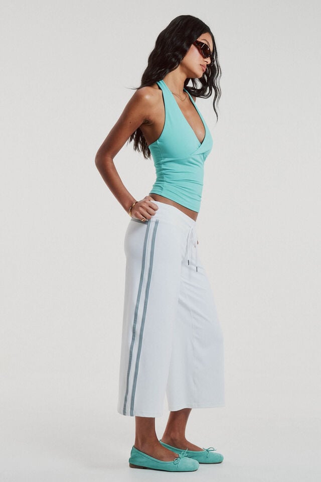 Diva Low Rise Active Capri, CLOUD WHITE/PLATINUM GREY