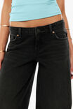 Low Rise Baggy Jean, RINSED BLACK - example image 4