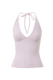Sleek Brooke Halter Top, PIXEL PINK - example image 5