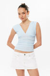 Trinity Textured Top, DAYLIGHT BLUE - example image 1