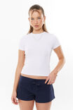 Ava Summer Sweat Short, ALL STAR NAVY - alternate image 1