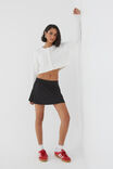 Luxe A-Line Mini Skirt, BLACK - alternate image 5