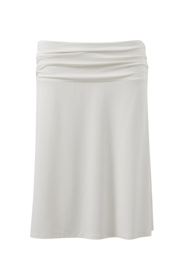 Soft Gina Midi Skirt, CREAMY WHITE
