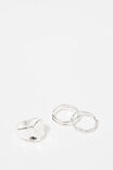 Ring 3 Pack, SILVER/FREE FORM - alternate image 1