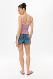 Y2k Micro Denim Short, BLUE MOON - example image 3