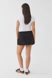 Carli Wrap Tailored Mini Skirt, BLACK - alternate image 3