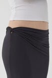 Soft Twist Maxi Skirt, BLACK - alternate image 4