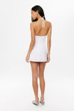 Delilah Linen Halter Dress, SUMMER WHITE - example image 3