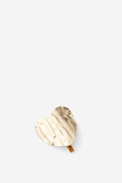 Metal Pony Pin, GOLD/HEART