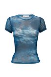 Mesh Graphic T Shirt, BLUE/WATER - alternate image 6