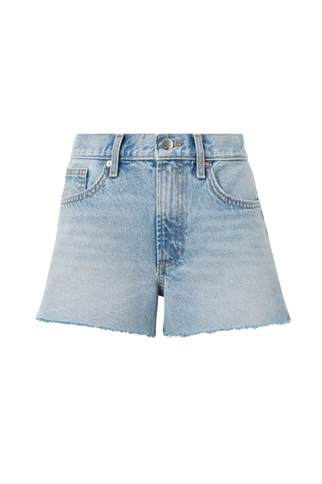 90 S Baggy Denim Short, AMALFI BLUE