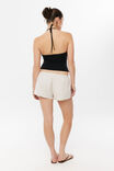 Marley Low Rise Linen Short, NATURAL - example image 3