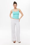 Fold Back Wide Leg Pant, SNOW MARLE - example image 1