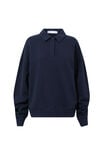 Pia Collared Polo Jumper, NAVY - alternate image 6