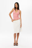 Soft Gina Midi Skirt, CREAMY WHITE - example image 1