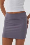 Luxe Hipster Mini Skirt, IRON GREY - alternate image 4