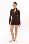 Tori Zip Through Active Jacket, ESPRESSO BROWN - example image 4