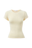 Sleek Shay Short Sleeve Top, GOLDEN YELLOW - example image 5
