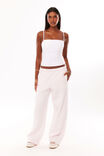 Sleek Cami with Shelf Bra, WHITE - example image 2