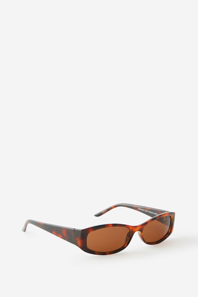 Marissa Slim Sunglasses, TORT/BROWN
