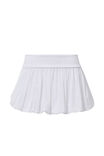 Foldback  Bubble Mini Skirt, WHITE - alternate image 6