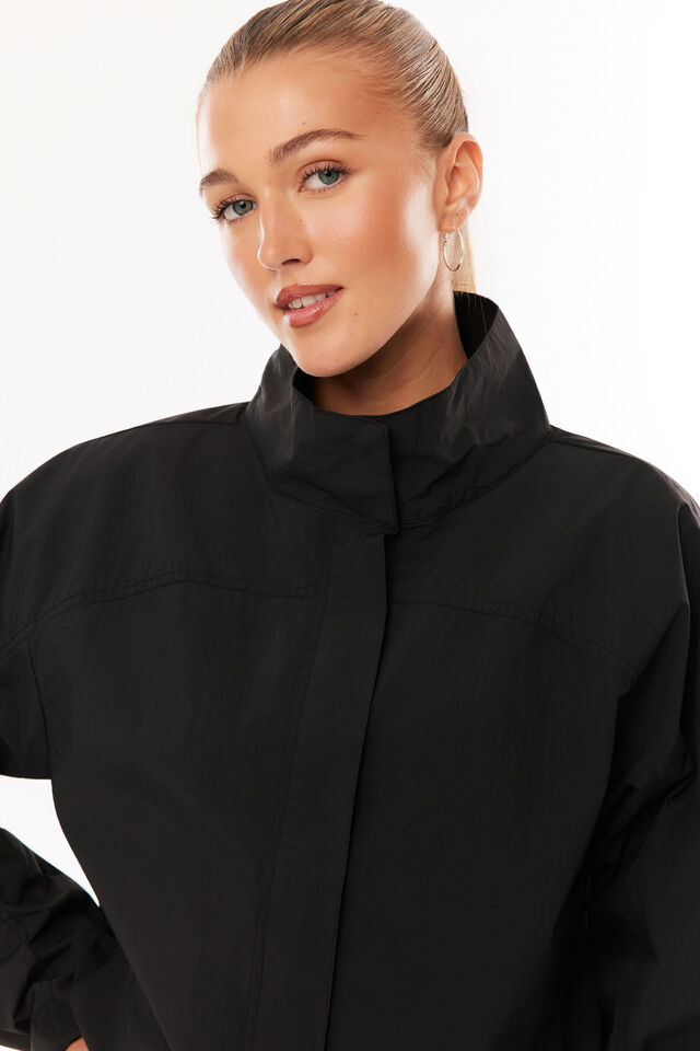 Rikki Nylon Active Jacket, BLACK