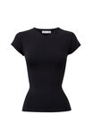 Sleek Maddison Short Sleeve, BLACK - example image 5