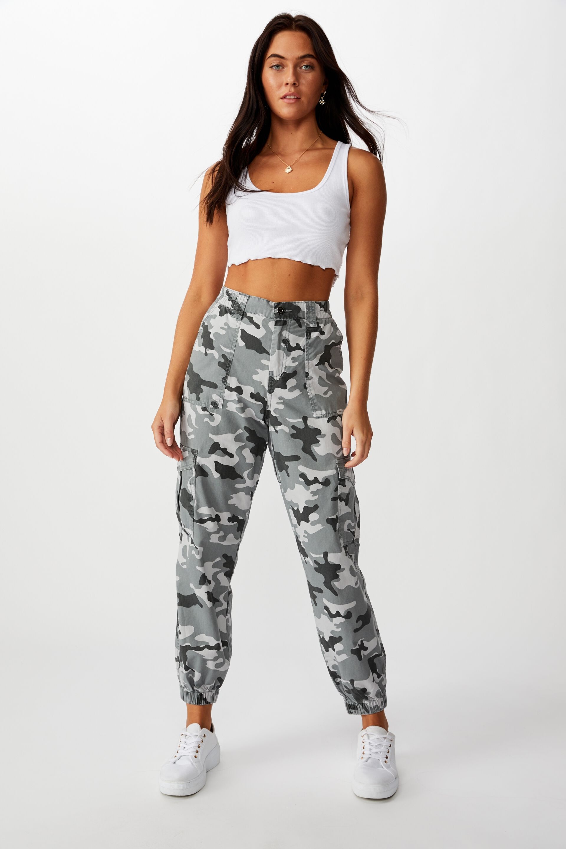 cropped combat trousers ladies