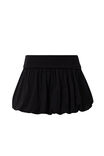Foldback  Bubble Mini Skirt, BLACK - alternate image 6
