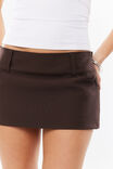 Thea Tailored Mini Skort, GLAZE BROWN - example image 2
