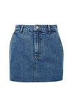Carpenter Denim Mini Skirt, OCEAN BLUE - alternate image 6