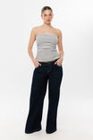 Marla Strapless Top, STELLA STRIPE NAVY CREAM - example image 1
