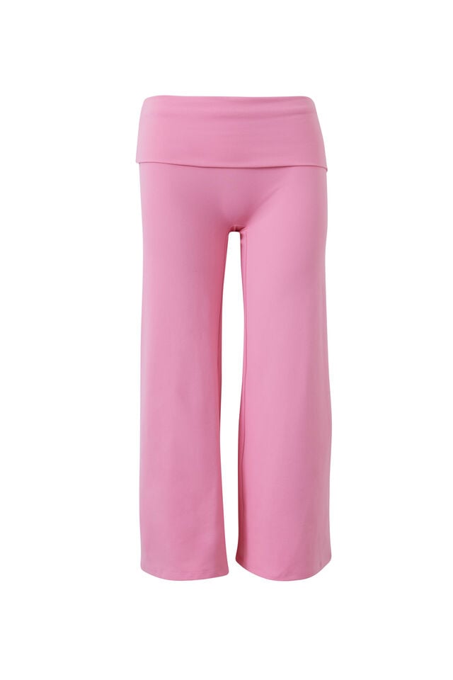 Sleek Wide Leg Capri, CANDYCORE PINK