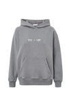 Paige Oversized Printed Hoodie, WASHED NEW YORK GREY/NYC TO LDN - alternate image 6