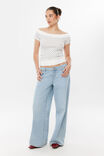 Remi Top, WHITE MIDNIGHT NAVY SPOT - example image 2