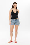 Sleek Brooke Halter Top, BLACK - example image 4