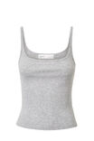 Paris Scoop Neck Tank, GREY MARLE - alternate image 6