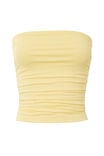 Luxe Ruched Bandeau, GOLDEN BUTTER - alternate image 6