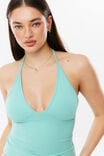 Sleek Brooke Halter Top, JELLY MINT - example image 2