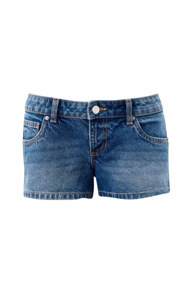 Ultra Low Classic Denim Short, GRANITE BLUE