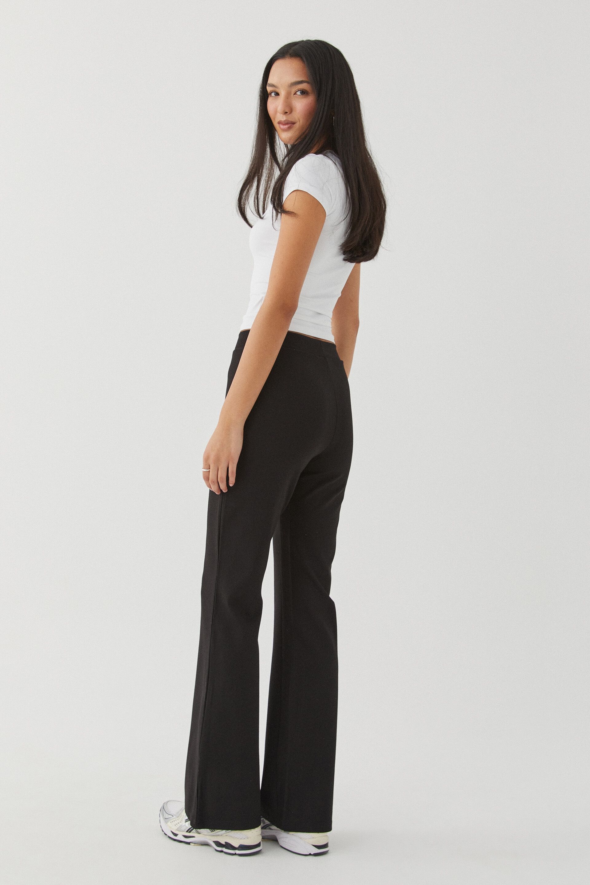 Buy Petrina Side Slit Flare Pants @ Love, Bonito Singapore | Shop Women's  Fashion Online | Love, Bonito SG