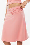 Soft Gina Midi Skirt, SUNSET CORAL - example image 4