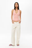 Low Rise Baggy Jean, BUTTERCREAM - example image 4