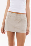 Eden Cargo Mini Skirt, CANVAS BEIGE - alternate image 4