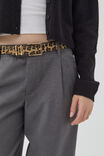 Vienna Wide Leg Pant, CHARCOAL MARLE - alternate image 4